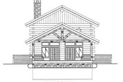 Log Style House Plan - 2 Beds 2 Baths 1555 Sq/Ft Plan #117-965 