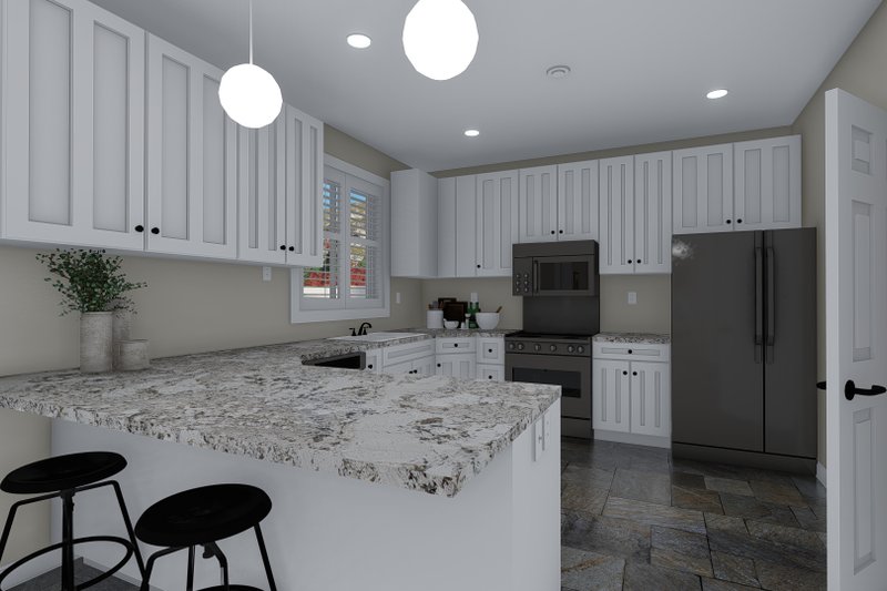 House Plan Design - Interior - Kitchen 2 for Traditional House Plan #1060-105 - 4 bed, 2.5 bath