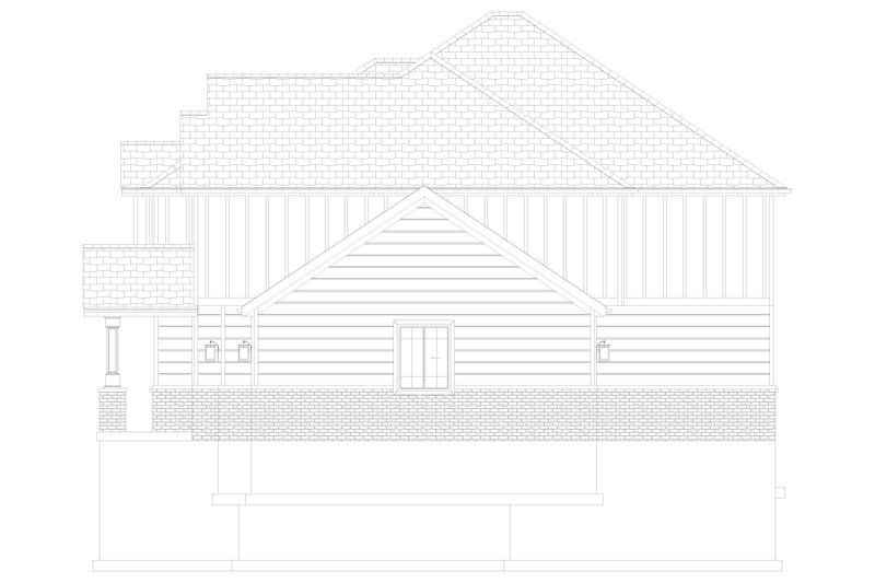 Dream House Plan - Exterior - Other Elevation for Farmhouse House Plan #1060-241 - 4 bed, 3.5 bath