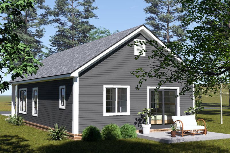 Dream House Plan - Exterior - Other Elevation 1 for Cottage House Plan #513-2441 - 2 bed, 2 bath