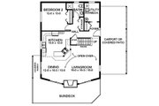 Cottage Style House Plan - 2 Beds 2 Baths 1550 Sq/Ft Plan #126-217 