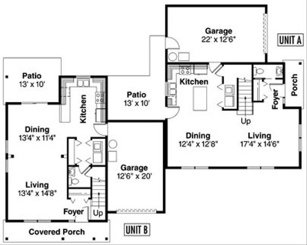 House Design - Floor Plan - Main Floor Plan #124-815