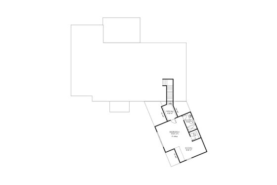 Floor Plan - Upper Floor for Craftsman House Plan #437-138 - 4 bed, 4.5 bath