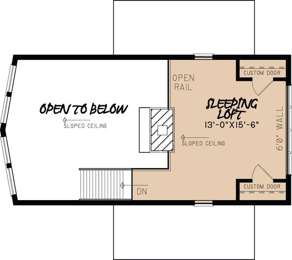 Home Plan - Contemporary Floor Plan - Upper Floor Plan #17-3376