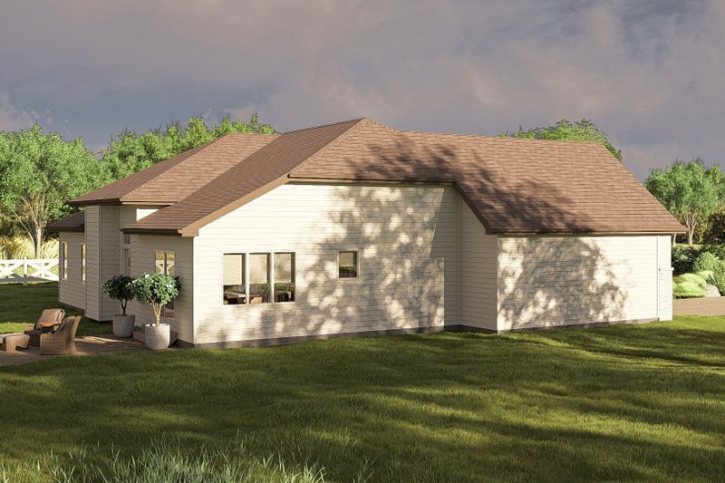 Architectural House Design - Exterior - Other Elevation 1 for Traditional House Plan #455-227 - 3 bed, 2 bath