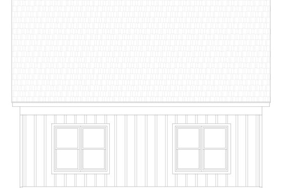 Exterior - Other Elevation 1 for Farmhouse House Plan #932-1427 - 3 bed, 2 bath