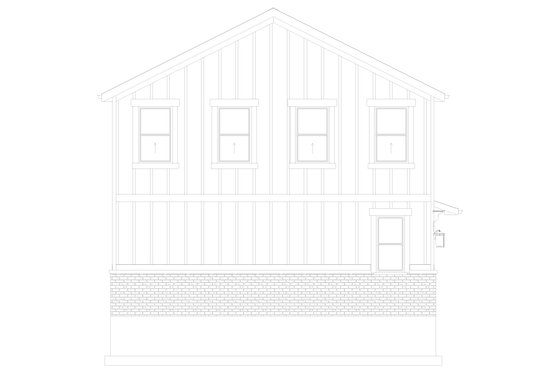 Exterior - Other Elevation 1 for Traditional House Plan #1060-380 - 2 bed, 1 bath