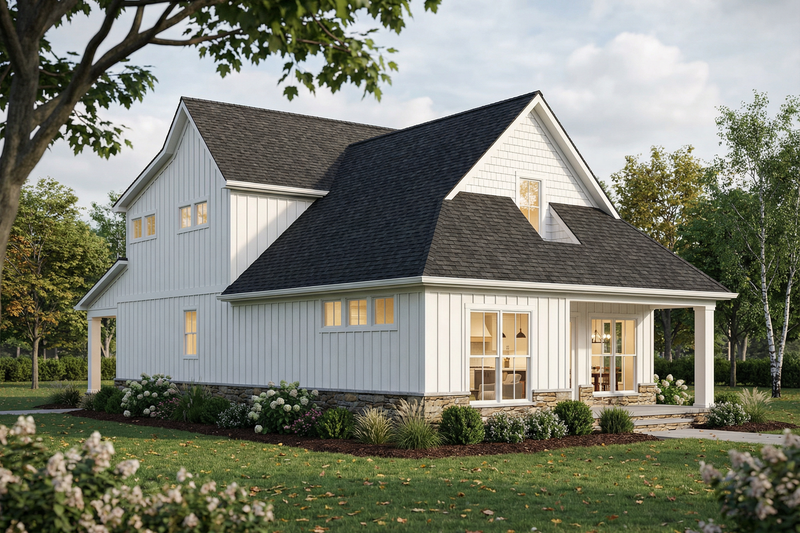 House Blueprint - Exterior - Other Elevation 2 for Farmhouse House Plan #923-484 - 3 bed, 2.5 bath
