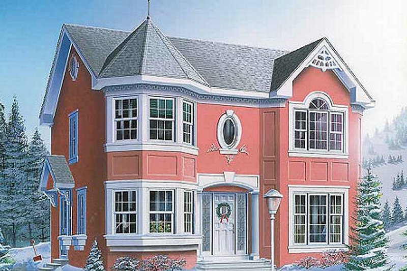 Dream House Plan - European Exterior - Front Elevation Plan #23-600