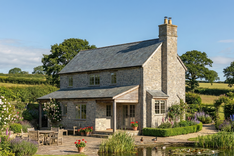 Dream House Plan - Exterior - Rear Elevation 1 for Cottage House Plan #48-1211 - 2 bed, 2.5 bath