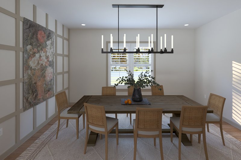 House Blueprint - Interior - Dining Room for Farmhouse House Plan #1060-410 - 3 bed, 3.5 bath