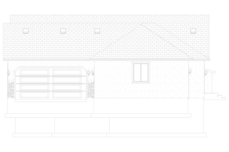 House Design - Exterior - Other Elevation 2 for Craftsman House Plan #1060-261 - 2 bed, 2 bath