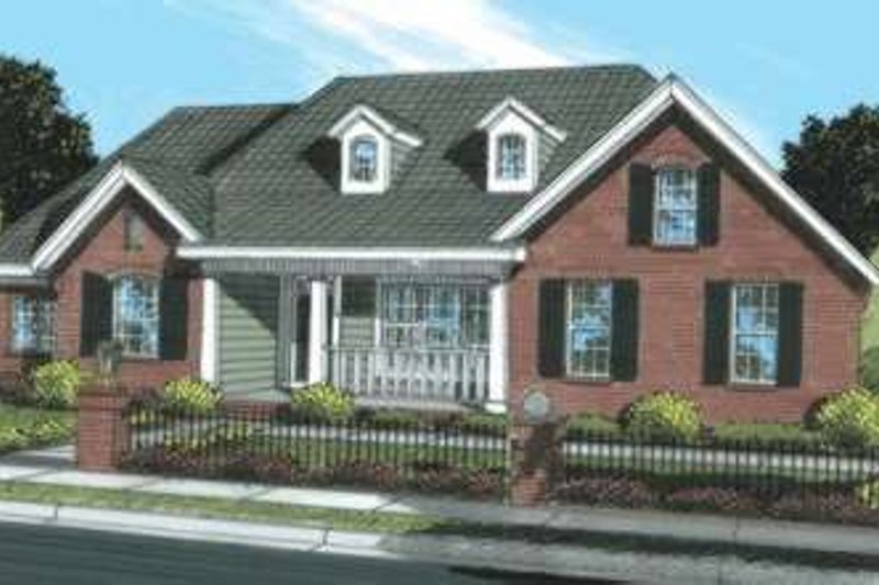 Home Plan - Traditional Exterior - Front Elevation Plan #20-1874