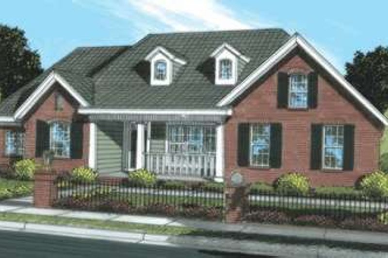 Traditional Style House Plan - 4 Beds 2 Baths 2017 Sq/Ft Plan #20-1874