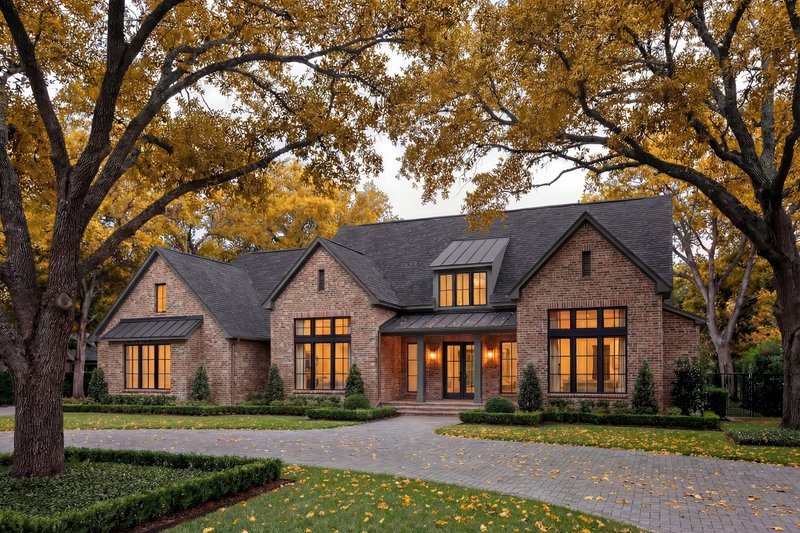 Architectural House Design - Exterior - Front Elevation 9 for Farmhouse House Plan #430-415 - 4 bed, 3.5 bath
