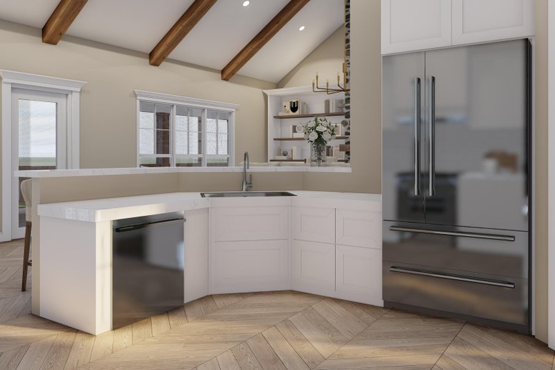 House Blueprint - Interior - Kitchen for Farmhouse House Plan #923-424 - 4 bed, 2.5 bath