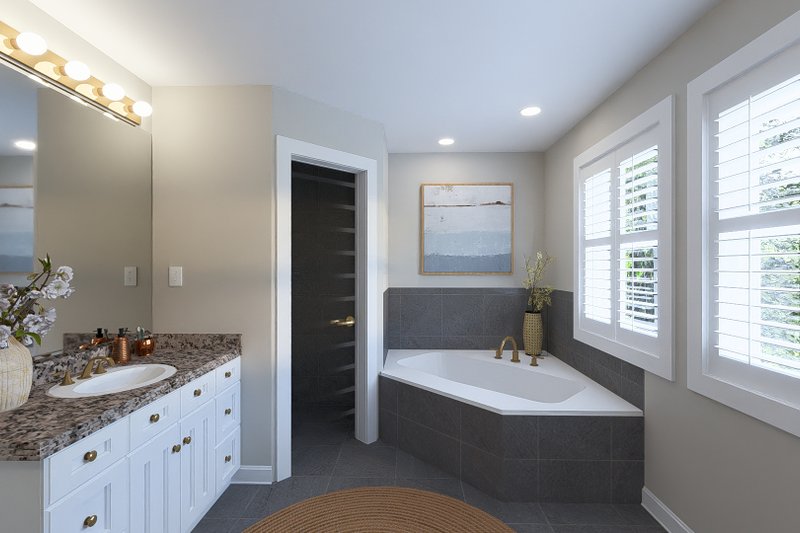Dream House Plan - Interior - Master Bathroom 1 for Farmhouse House Plan #1060-207 - 5 bed, 3 bath