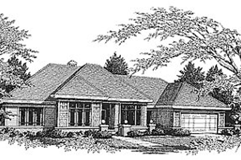 Home Plan - Traditional Exterior - Front Elevation Plan #70-259