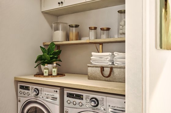 Interior - Laundry for Farmhouse House Plan #54-670 - 2 bed, 2 bath