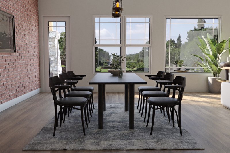 House Plan Design - Interior - Dining Room 1 for Craftsman House Plan #54-545 - 5 bed, 4 bath