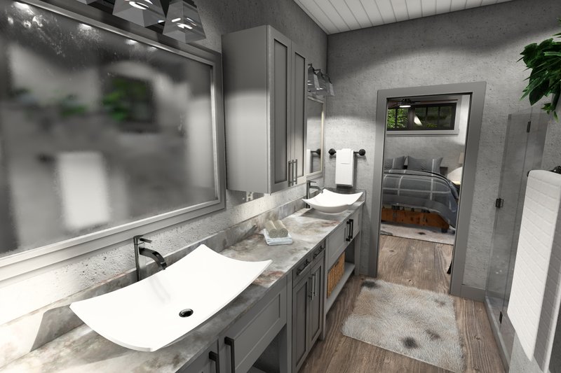 House Design - Interior - Master Bathroom 1 for Barndominium House Plan #120-291 - 4 bed, 2 bath
