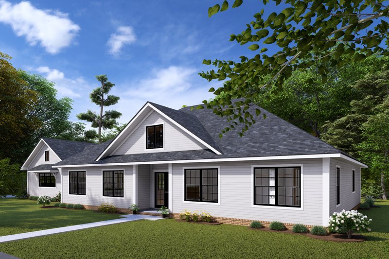 Dream House Plan - Exterior - Other Elevation 1 for Farmhouse House Plan #513-2257 - 3 bed, 2 bath