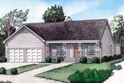 Traditional Style House Plan - 2 Beds 2 Baths 1075 Sq/Ft Plan #16-255 