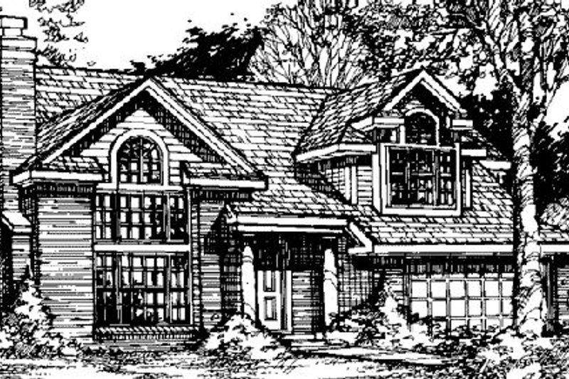 Dream House Plan - Traditional Exterior - Front Elevation Plan #320-381