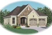 Traditional Style House Plan - 3 Beds 2 Baths 1411 Sq/Ft Plan #81-13664 