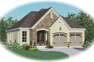 Traditional Exterior - Front Elevation Plan #81-13664
