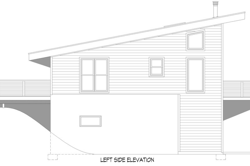 House Plan Design - Exterior - Other Elevation for Contemporary House Plan #932-1041 - 1 bed, 1 bath