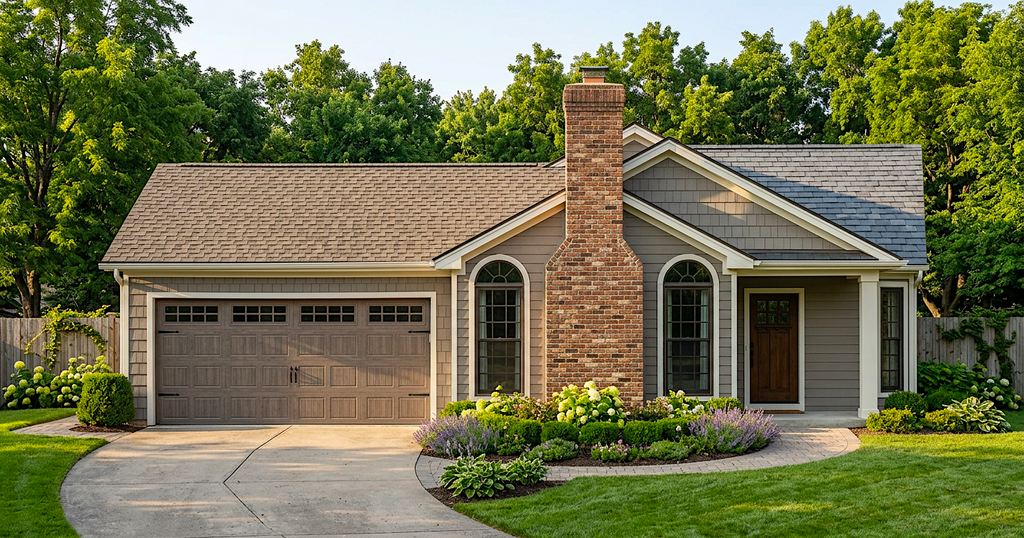 Exterior - Front Elevation 2 for Traditional House Plan #30-134 - 3 bed, 2 bath