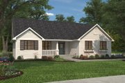 Ranch Style House Plan - 3 Beds 2 Baths 1550 Sq/Ft Plan #427-5 