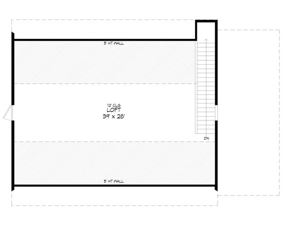 Traditional Floor Plan - Upper Floor Plan #932-429