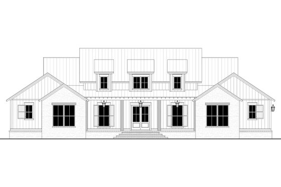 Exterior - Front Elevation 4 for Traditional House Plan #430-306 - 4 bed, 3.5 bath