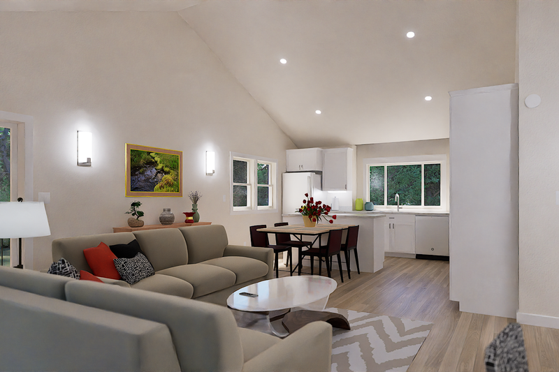 Architectural House Design - Interior - Other for Farmhouse House Plan #1099-10 - 1 bed, 1 bath