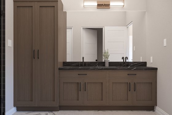 Interior - Master Bathroom for Modern House Plan #455-733 - 3 bed, 2.5 bath