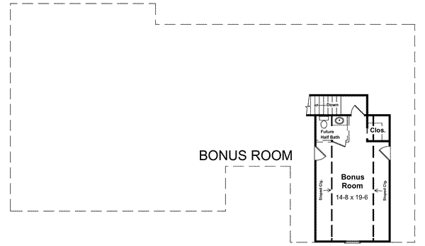 House Plan Design - Country Floor Plan - Upper Floor Plan #21-152