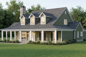 Exterior - Other Elevation for Farmhouse House Plan #923-477 - 3 bed, 2 bath
