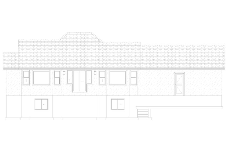 Dream House Plan - Exterior - Rear Elevation 2 for European House Plan #1060-468 - 2 bed, 2 bath
