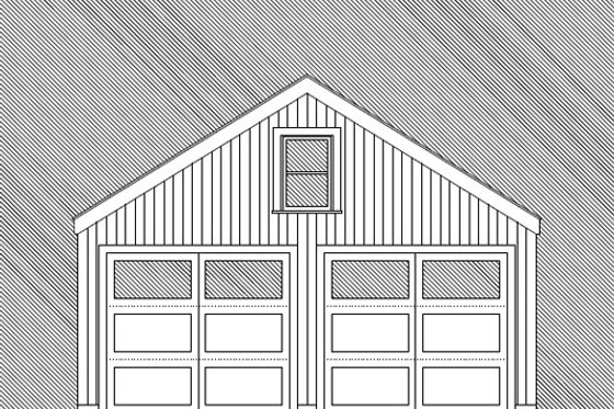 Exterior - Other Elevation for Country House Plan #477-1, 0 bath