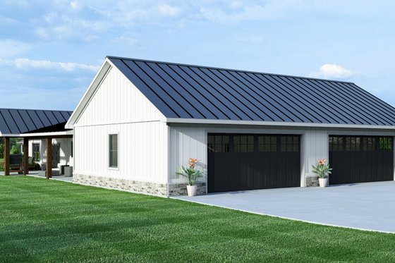 Exterior - Other Elevation 1 for Barndominium House Plan #1064-301 - 3 bed, 2.5 bath