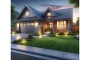 Craftsman Style House Plan - 3 Beds 2 Baths 1536 Sq/Ft Plan #515-47 