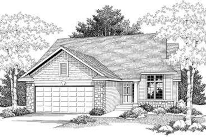 Home Plan - Traditional Exterior - Front Elevation Plan #70-591