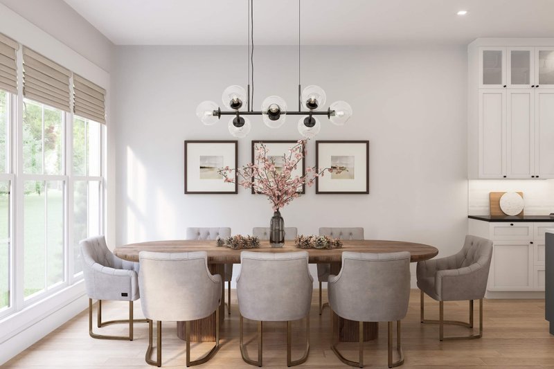 House Plan Design - Interior - Dining Room for Farmhouse House Plan #430-348 - 3 bed, 2.5 bath
