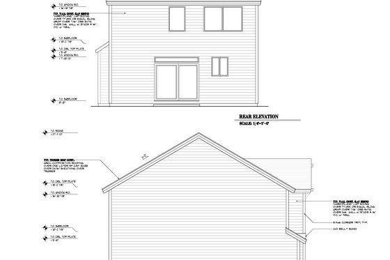 Exterior - Other Elevation 1 for Craftsman House Plan #53-560 - 3 bed, 2.5 bath