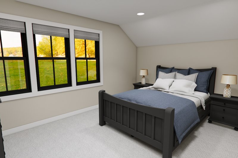 Architectural House Design - Interior - Bedroom for Farmhouse House Plan #51-1363 - 4 bed, 3.5 bath
