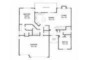 Traditional Style House Plan - 2 Beds 2.5 Baths 1553 Sq/Ft Plan #58-239 