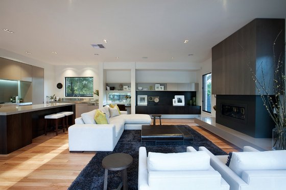 Interior - Family Room for Modern House Plan #496-18 - 4 bed, 2.5 bath