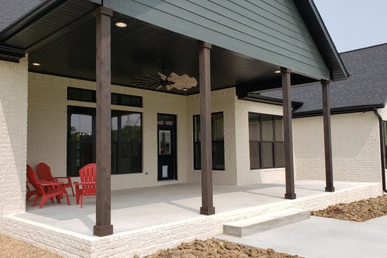 Exterior - Rear Elevation 2 for Barndominium House Plan #430-165 - 4 bed, 3.5 bath